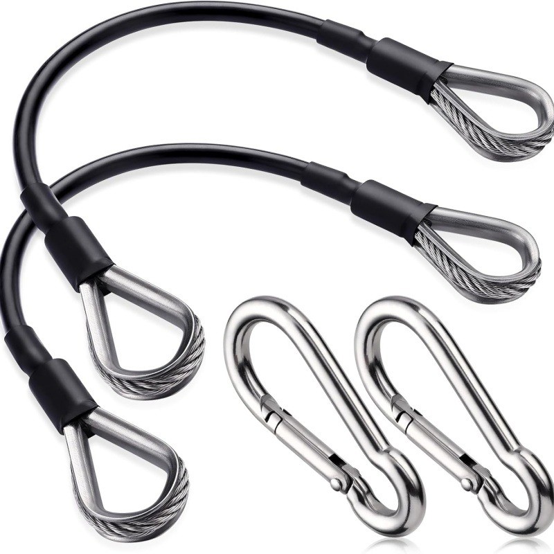 Landmine Barbell Attachment - 1/2Pcs 25cm Gym Cable Extension Compatible