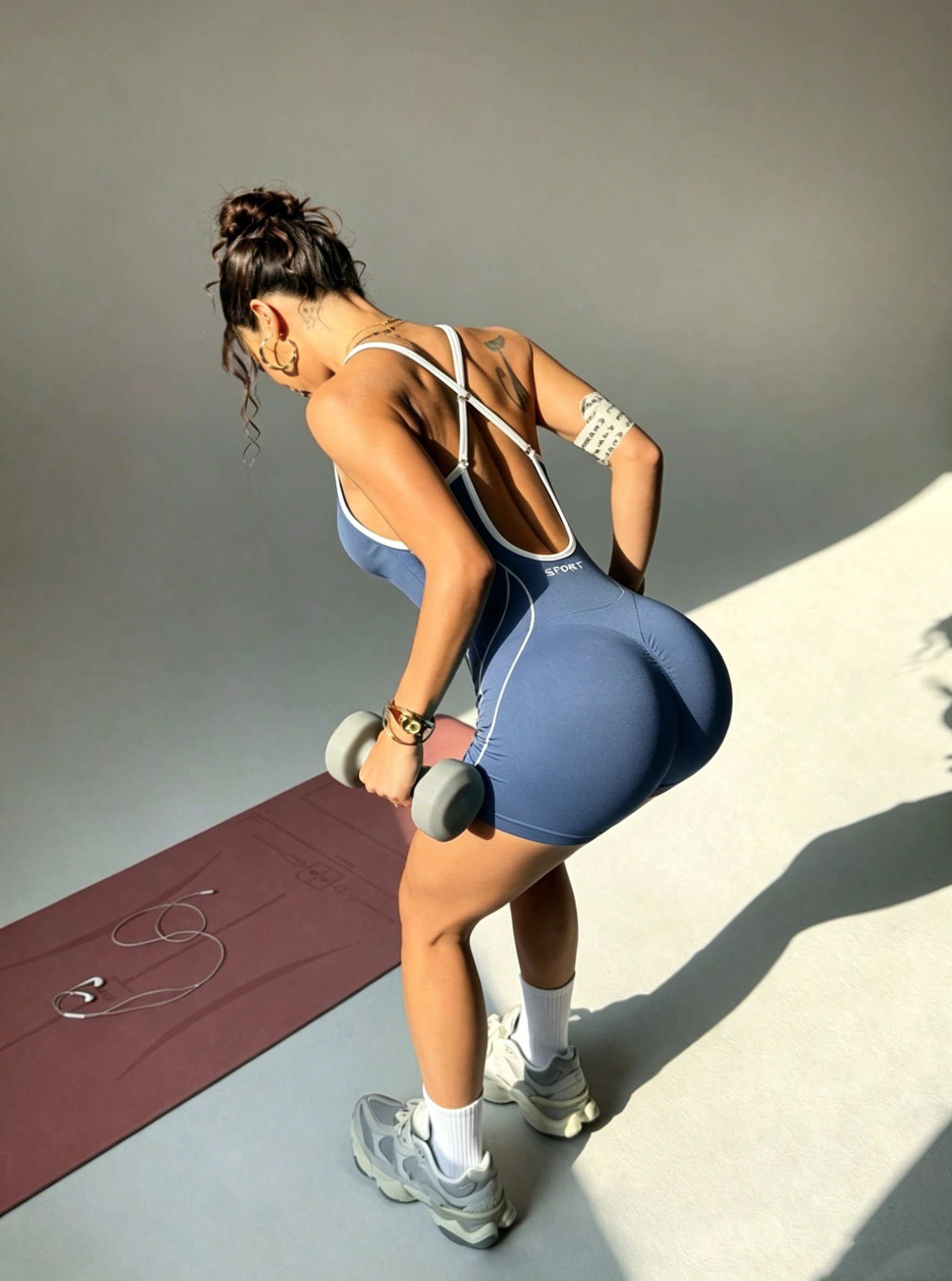 Women Contrast White Line Seam - Crossfit Lifting 리뷰 및 가격