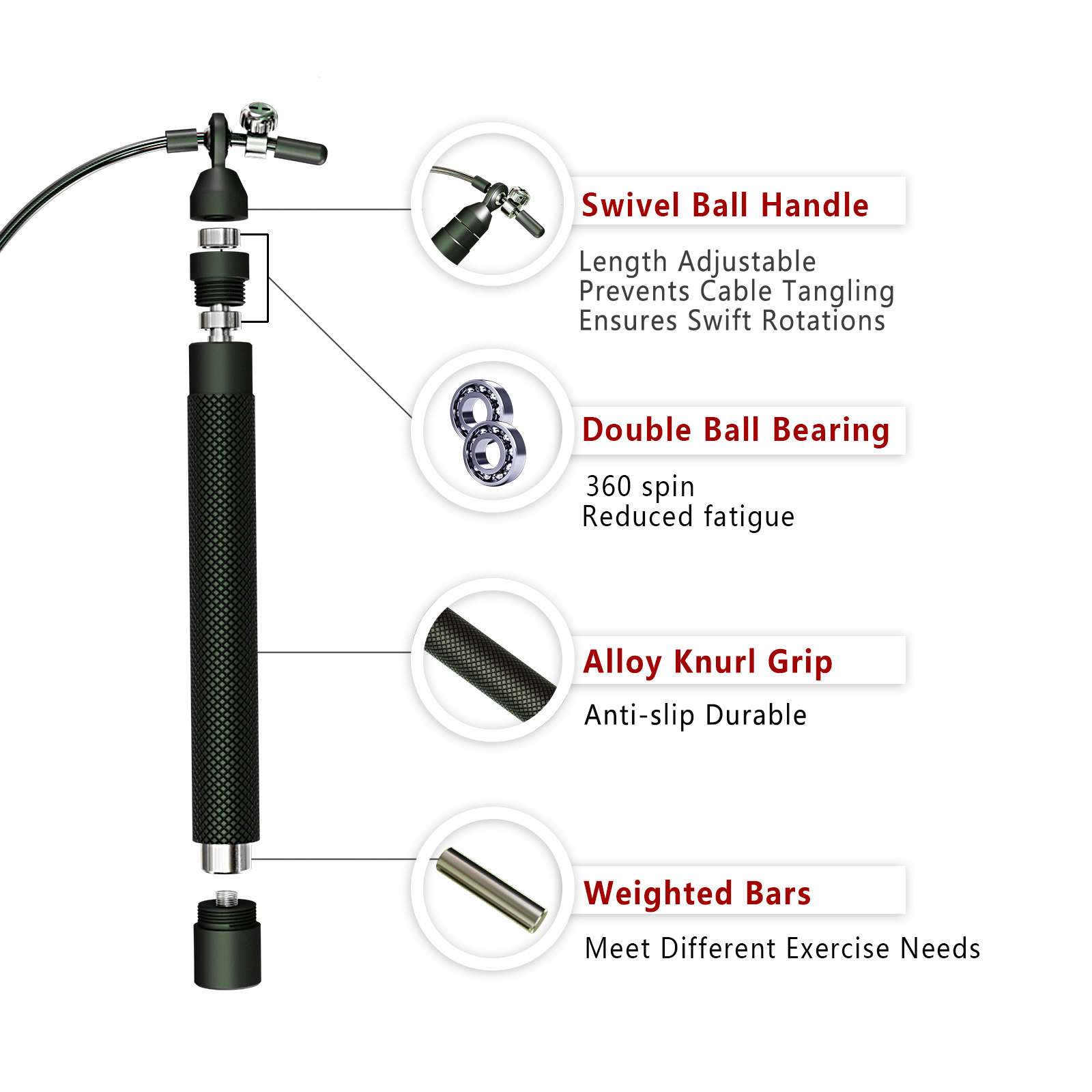 Crossfit Weighted Jump Rope Gy - Crossfit No Equipment Workouts 리뷰 및 가격