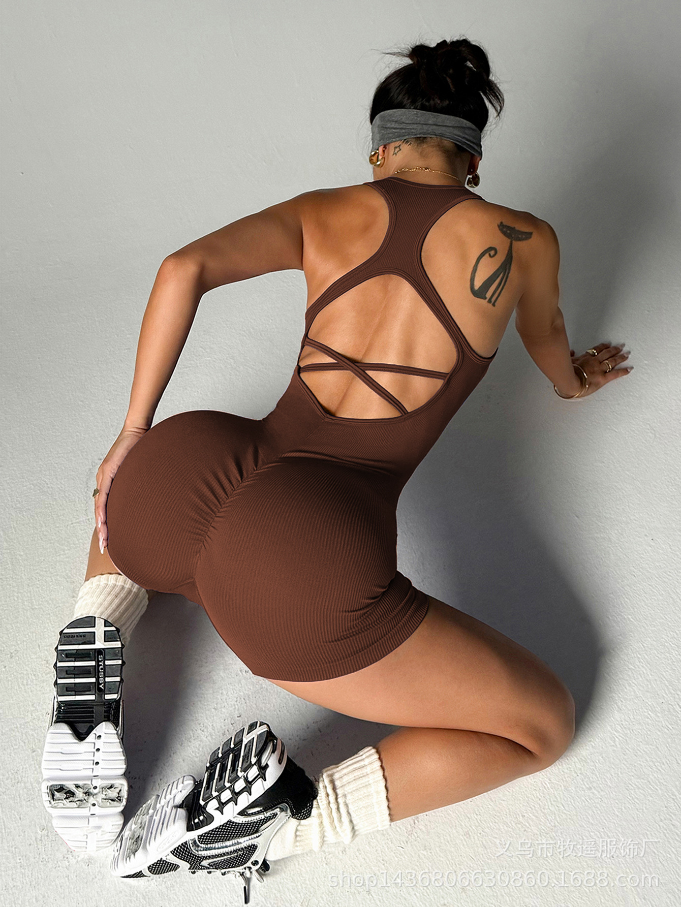 Women Ribbed Racerback Sports  - Crossfit Lifting 리뷰 및 가격