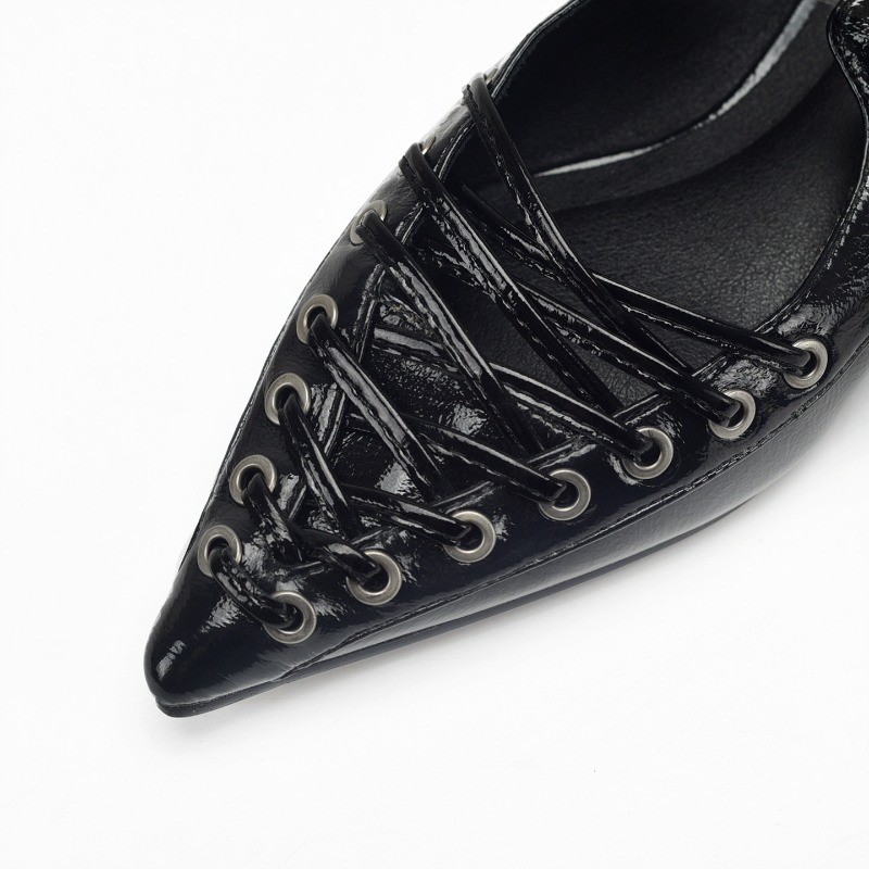 Pointed Toe Lace Up Women Slip - Crossfit Lady 리뷰 및 가격